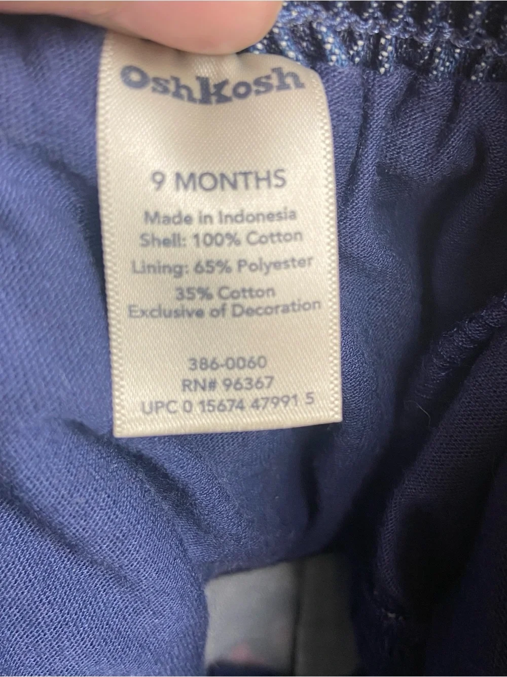 Genuine kids Oshkosh Skirt girls Size 9 Month Denim Skirt jean skirt embroidered